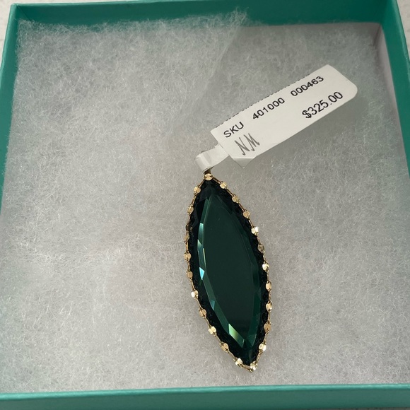 NWT Lana 14k Green Marquise Pendant (no chain) - Picture 5 of 9